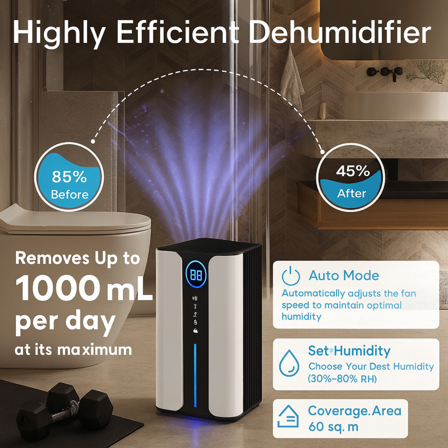 TuneMate® Air Pro Dehumidifier