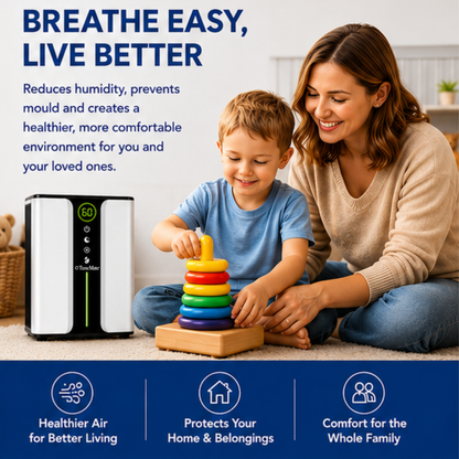 TuneMate® Air Pro 3000mL Dehumidifier & Air Purifier