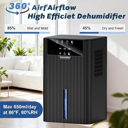 TuneMate DryAir Compact Basement Dehumidifier